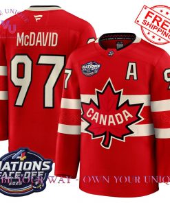 Connor McDavid 4 Nations Face-Off Limited Edition Jersey