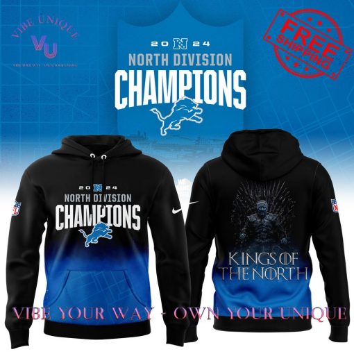 Detroit Lions NFC King Of The North 2025 Limited Edition Hoodie