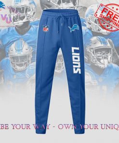 Detroit Lions NFL Custpm Name Limited Edition Multicolor Half Zip Hoodie