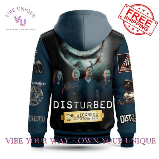 Disturbed The Sickness 25th Anniversary Tour Special Edition Baseball Jacket