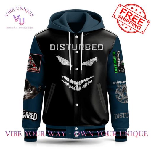 Disturbed The Sickness 25th Anniversary Tour Special Edition Baseball Jacket