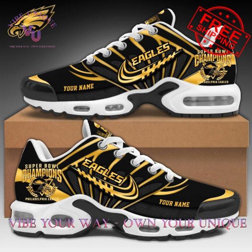 Eagles Super Bowl LIX Champions Golden Limited Edition Air Max Plus