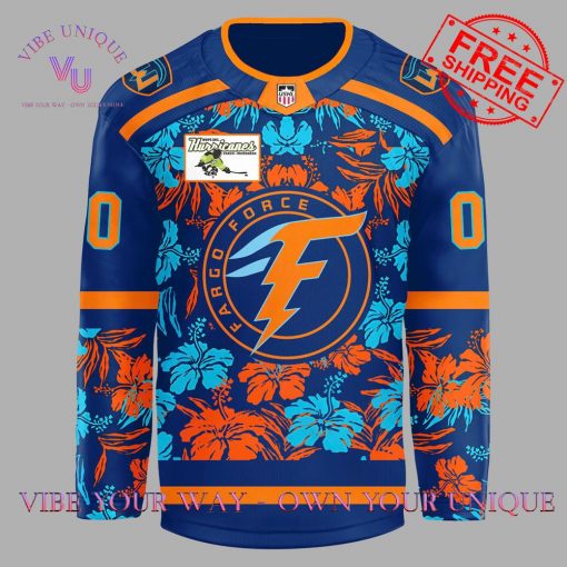 Fargo Force The Ride The Wave Custom Name Limited Edition Hockey Jersey