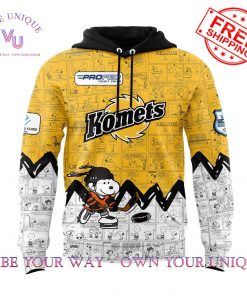 Fort Wayne Komets 75th Anniv Peanuts Night Limited Edition Hoodie