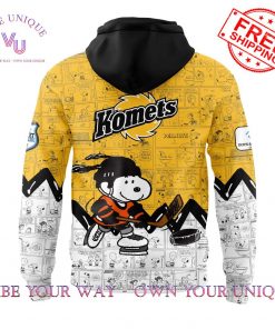 Fort Wayne Komets 75th Anniv Peanuts Night Limited Edition Hoodie