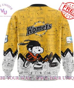 Fort Wayne Komets 75th Anniversary Peanuts Night Special Edition Sweatshirt