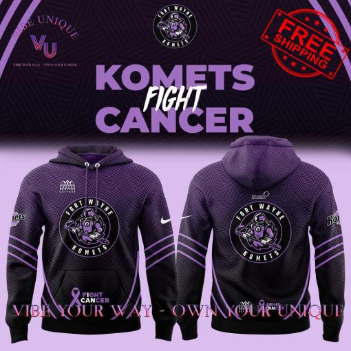 Fort Wayne Komets Fight Cancer Night Special Edition Hoodie