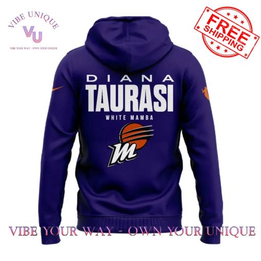 Goat Diana Taurasi Phoenix Mercury White Mamba Limited Edition Hoodie
