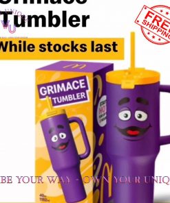 Grimace Purple McDonalds 2025 Exclusive Special Edition 40 Oz Tumbler