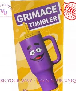 Grimace Purple McDonalds 2025 Exclusive Special Edition 40 Oz Tumbler