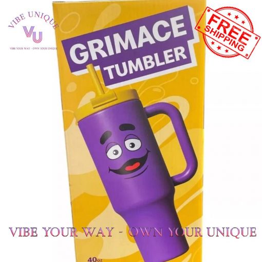 Grimace Purple McDonalds 2025 Exclusive Special Edition 40 Oz Tumbler