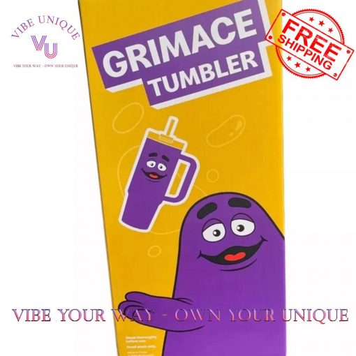 Grimace Purple McDonalds 2025 Exclusive Special Edition 40 Oz Tumbler