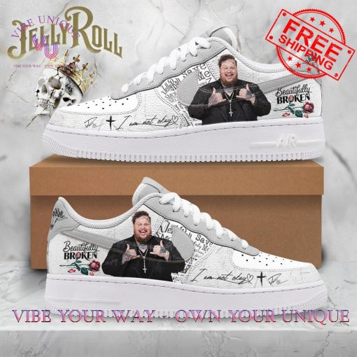 Jelly Roll Beautifully Broken Special Edition Air Force 1