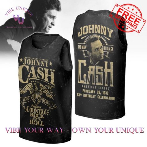 Johnny Cash The Man In Black Retro Limited Editon Shirt Collection