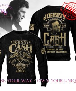 Johnny Cash The Man In Black Retro Limited Editon Shirt Collection