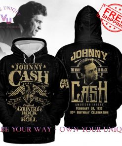 Johnny Cash The Man In Black Retro Limited Editon Shirt Collection