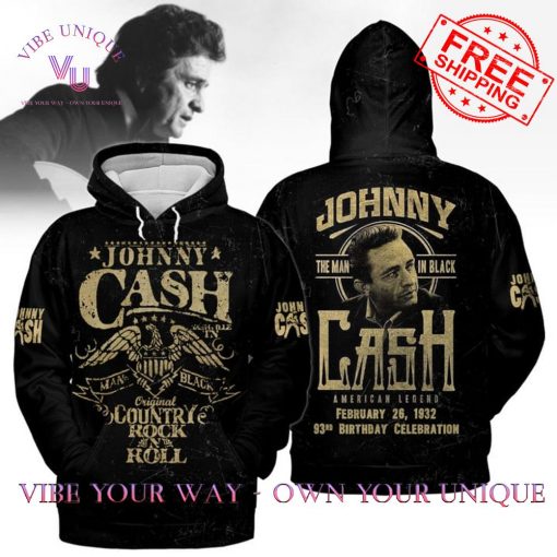 Johnny Cash The Man In Black Retro Limited Editon Shirt Collection