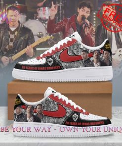 Jonas Brothers 20 Years Anniversary Tour 2025 Limited Edition Air Force 1