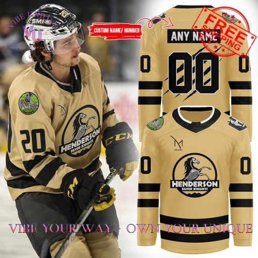 Jurassic Knight Henderson Silver Knights Special Edition Hockey Jersey