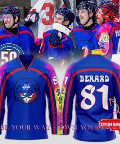 Kalamazoo Wings Deadhead Night Custom Name Limited Edition Hockey Jersey