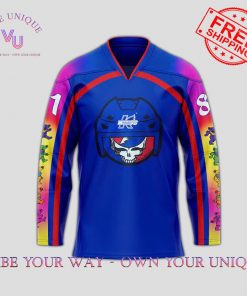 Kalamazoo Wings Deadhead Night Custom Name Limited Edition Hockey Jersey