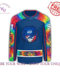 Kalamazoo Wings Grateful Dead Night Custom Name Limited Edition Hockey Jersey