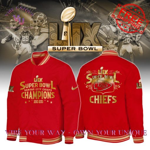 Kansas City Chiefs Champions Super Bowl 2025 Premium Special Edition Bomber Jacket