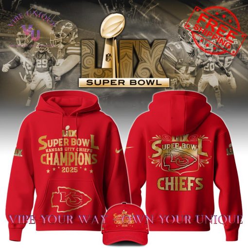 Kansas City Chiefs Champions Super Bowl 2025 Premium Special Edition Hoodie