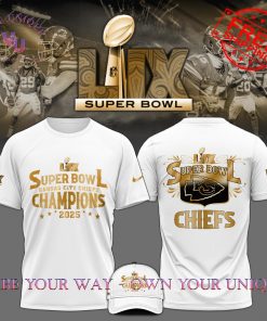 Kansas City Chiefs Champions Super Bowl 2025 Premium Special Edition T-Shirt