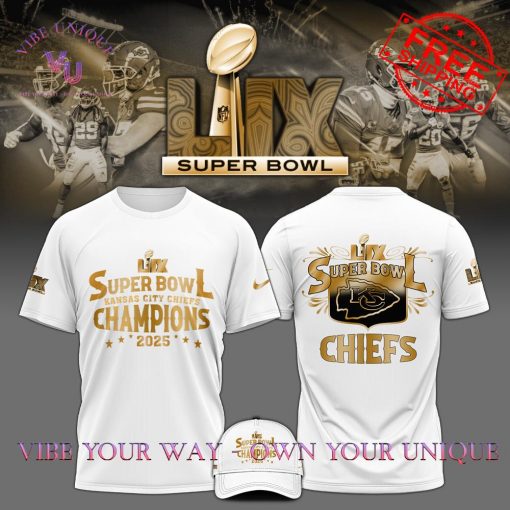 Kansas City Chiefs Champions Super Bowl 2025 Premium Special Edition T-Shirt