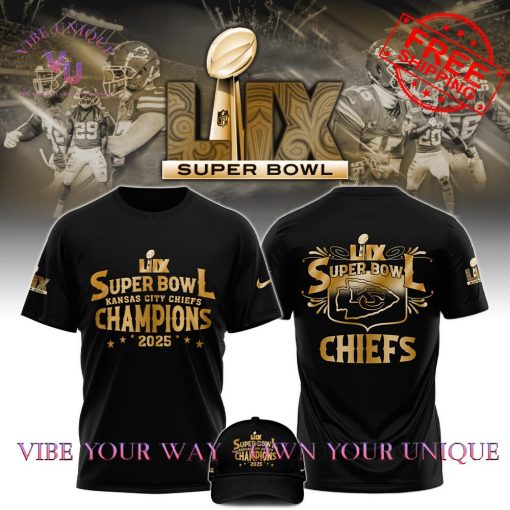 Kansas City Chiefs Champions Super Bowl 2025 Premium Special Edition T-Shirt