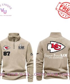 Kansas City Chiefs Super Bowl 2025 Premium Limited Edition Beige Sweatshirt