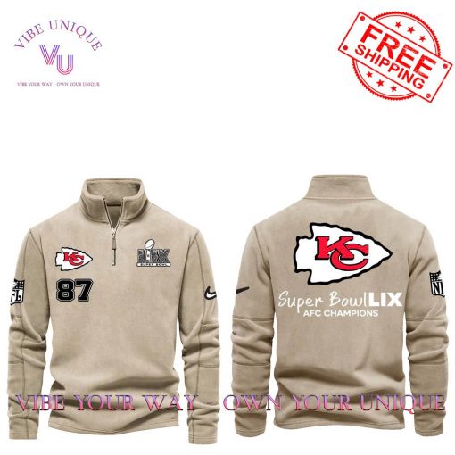 Kansas City Chiefs Super Bowl 2025 Premium Limited Edition Beige Sweatshirt