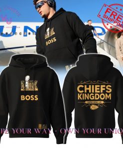 Kansas City Chiefs Super Bowl LIX BOSS Premium Special Edition Black Hoodie