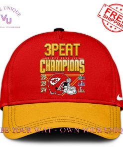 Kansas City Chiefs Super Bowl LIX Champions 3 Peat Limited Edition Hoodie