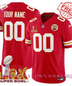 Kansas City Chiefs Super Bowl LIX Patch Vapor Premium Special Edition Jersey