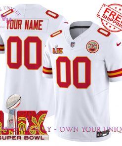 Kansas City Chiefs Super Bowl LIX Patch Vapor Premium Special Edition Jersey