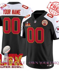 Kansas City Chiefs Super Bowl LIX Patch Vapor Premium Special Edition Jersey