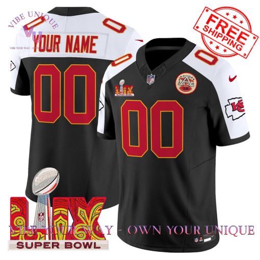 Kansas City Chiefs Super Bowl LIX Patch Vapor Premium Special Edition Jersey