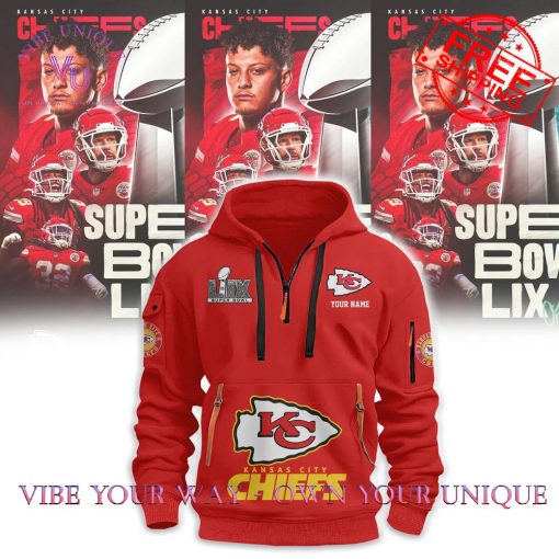 Kansas City Chiefs Super Bowl LIX Quarter Premium Limited Edition Zip Hoodie