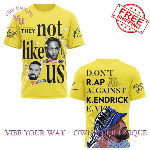 Kendrick Lamar They Not Like Us Special Edition T-Shirt