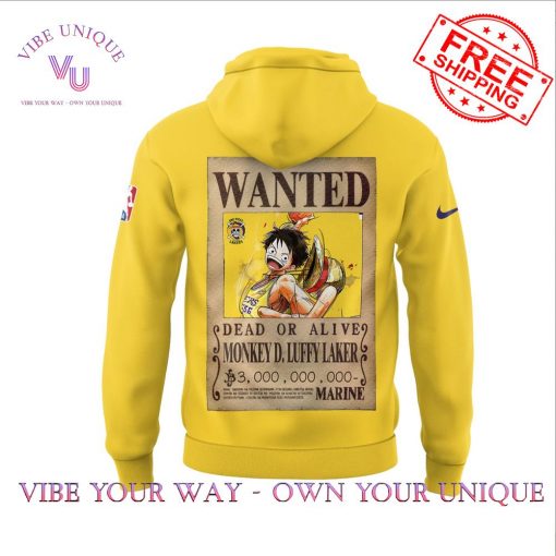 LA Lakers Luffy Wanted Special Edition Hoodie