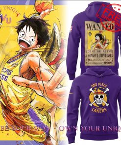 LA Lakers Luffy Wanted Special Edition Hoodie