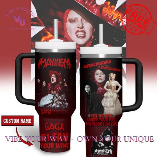 Lady Gaga Mayhem Gaga Is Back Custom Name Special Edition Stanley Tumbler