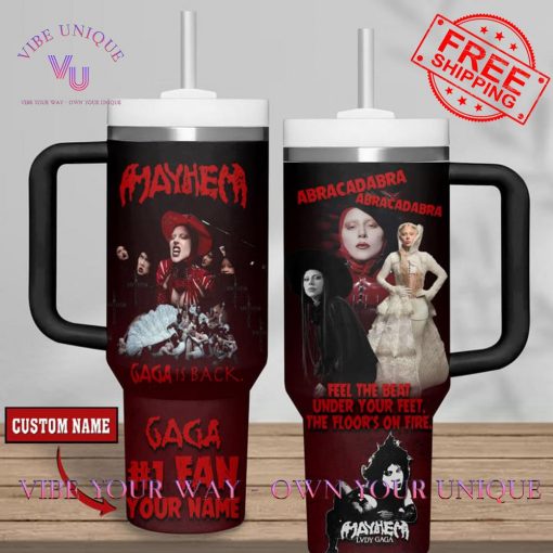 Lady Gaga Mayhem Gaga Is Back Custom Name Special Edition Stanley Tumbler