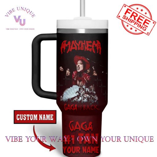 Lady Gaga Mayhem Gaga Is Back Custom Name Special Edition Stanley Tumbler