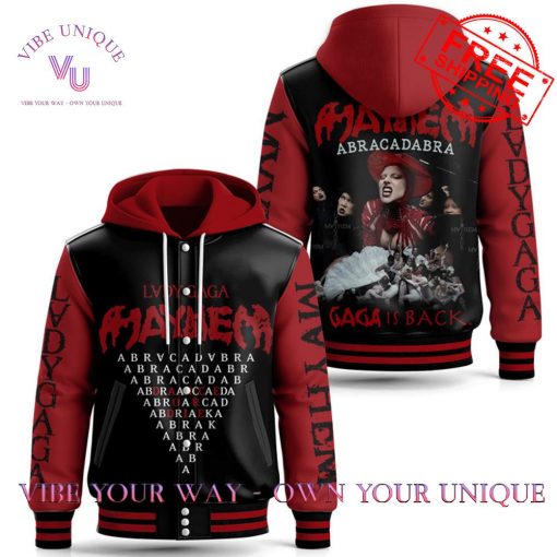 Lady Gaga Mayhem Gaga Is Back Limited Edition Baseball Jacket