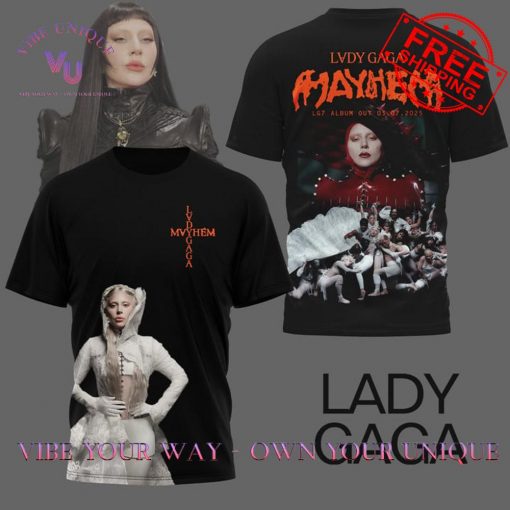 Lady Gaga Mayhem LG7 Album Limited Edition T-Shirt