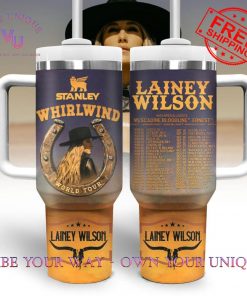 Lainey Wilson Whirlwind World Tour 2025 Limited Edition Stanley Tumbler