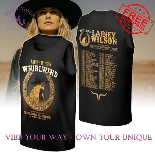 Lainey Wilson Whirlwind World Tour 2025 Official Concert Shirt Collection